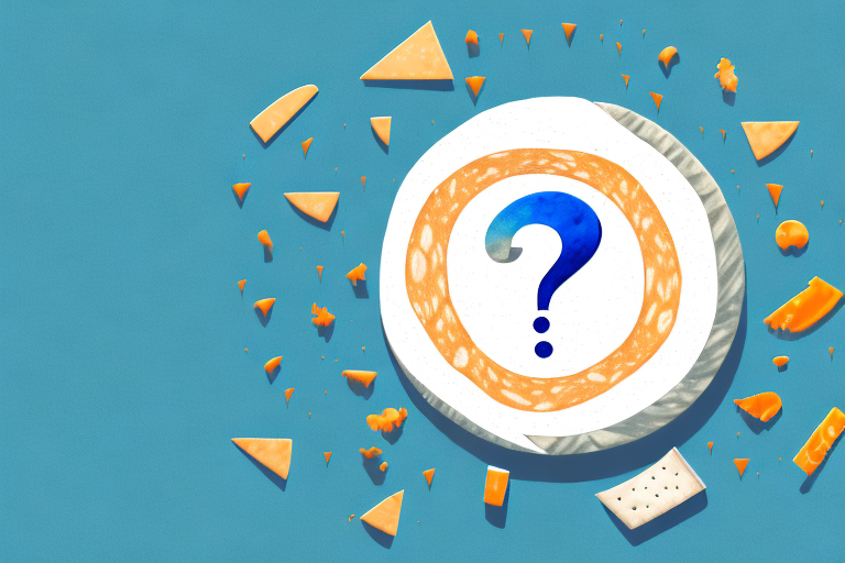 A cheese wheel with a question mark hovering above it